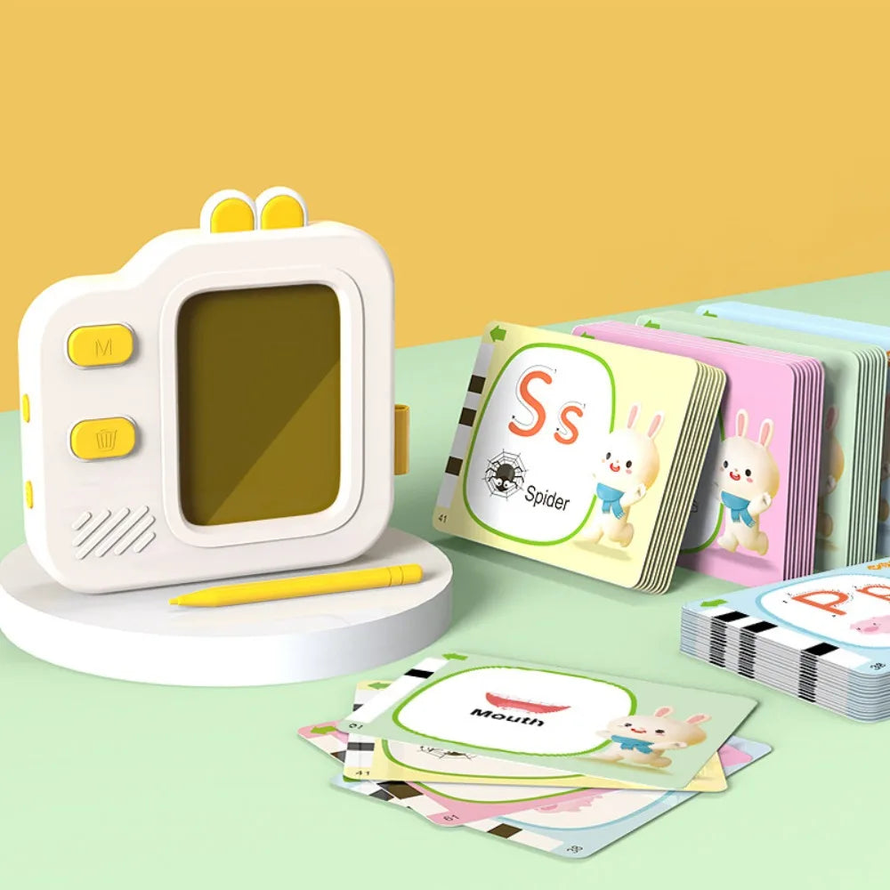 Plastics Early Education Machine Children Painting with Sound Kids Learning Machine English Cognition Interactive