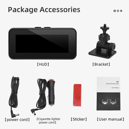 Head Up Display Digital Speed Slope Meter Compass Inclinometer GPS Speedometer Overspeed Alarm Off Road On Board Computer HUD