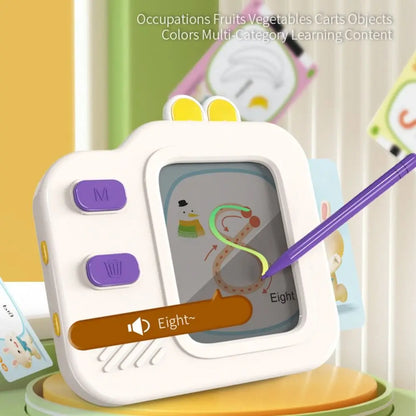 Plastics Early Education Machine Children Painting with Sound Kids Learning Machine English Cognition Interactive