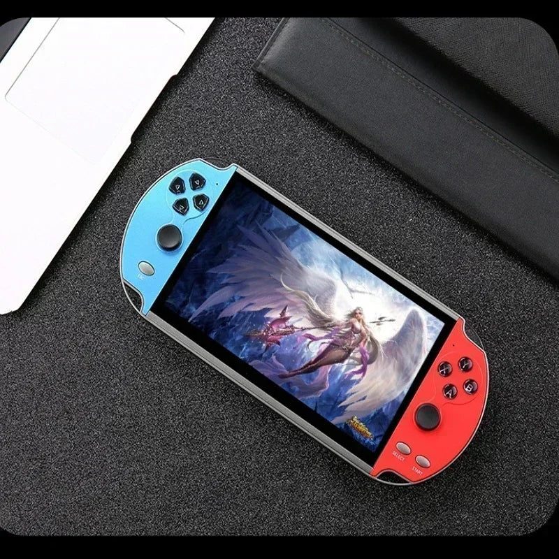 X7 Handheld Game Console 4.3 Inch HD Screen 8G Built-in 10000 Classic Games Mini Video Gaming Device