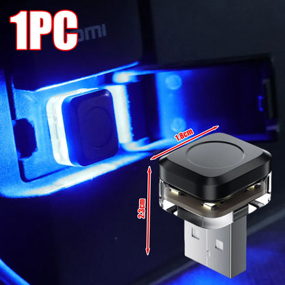 Mini USB Interior car Lights, Atmosphere Lamp LED Neon .