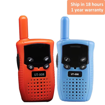 2PCS Mini Walkie Talkie Children Handheld, Long Range, Portable