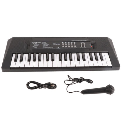 Electric Keyboard 37 Key Piano Children's with Microphone Recording Function