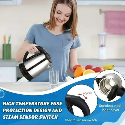 New Home Use Stainless Steel Food-Grade 2L Electric Kettle with Automatic Shut-Off Smart Electric Kettle