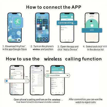 Touch Screen Unisex Smart Watch with Wireless Call Function - Android & IOS Compatible, find my phone! Fitness ready!