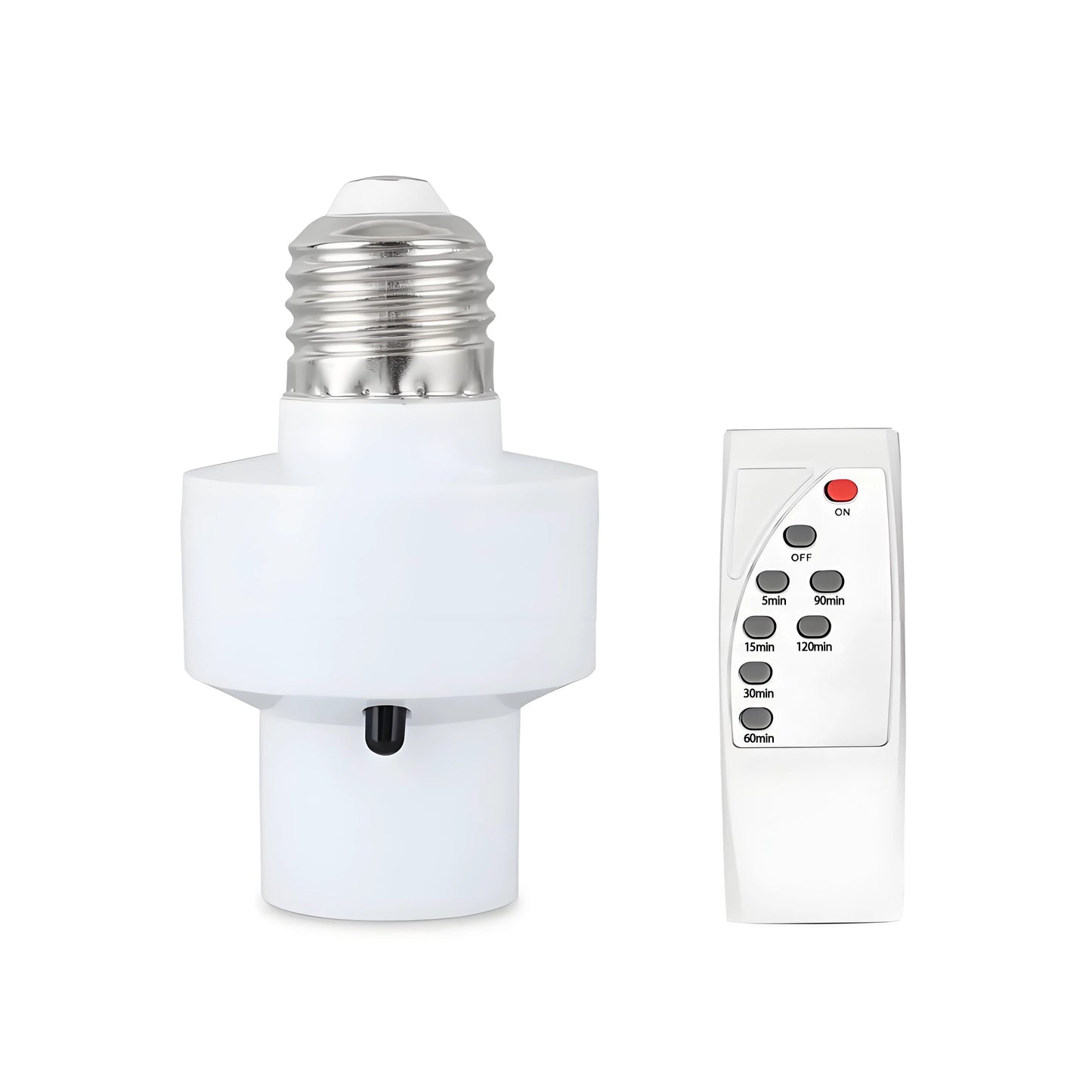 Smart LED Lampholder E27 AC85-265V with Remote, Timer, Color Changing, Universal Socket, Easy Install