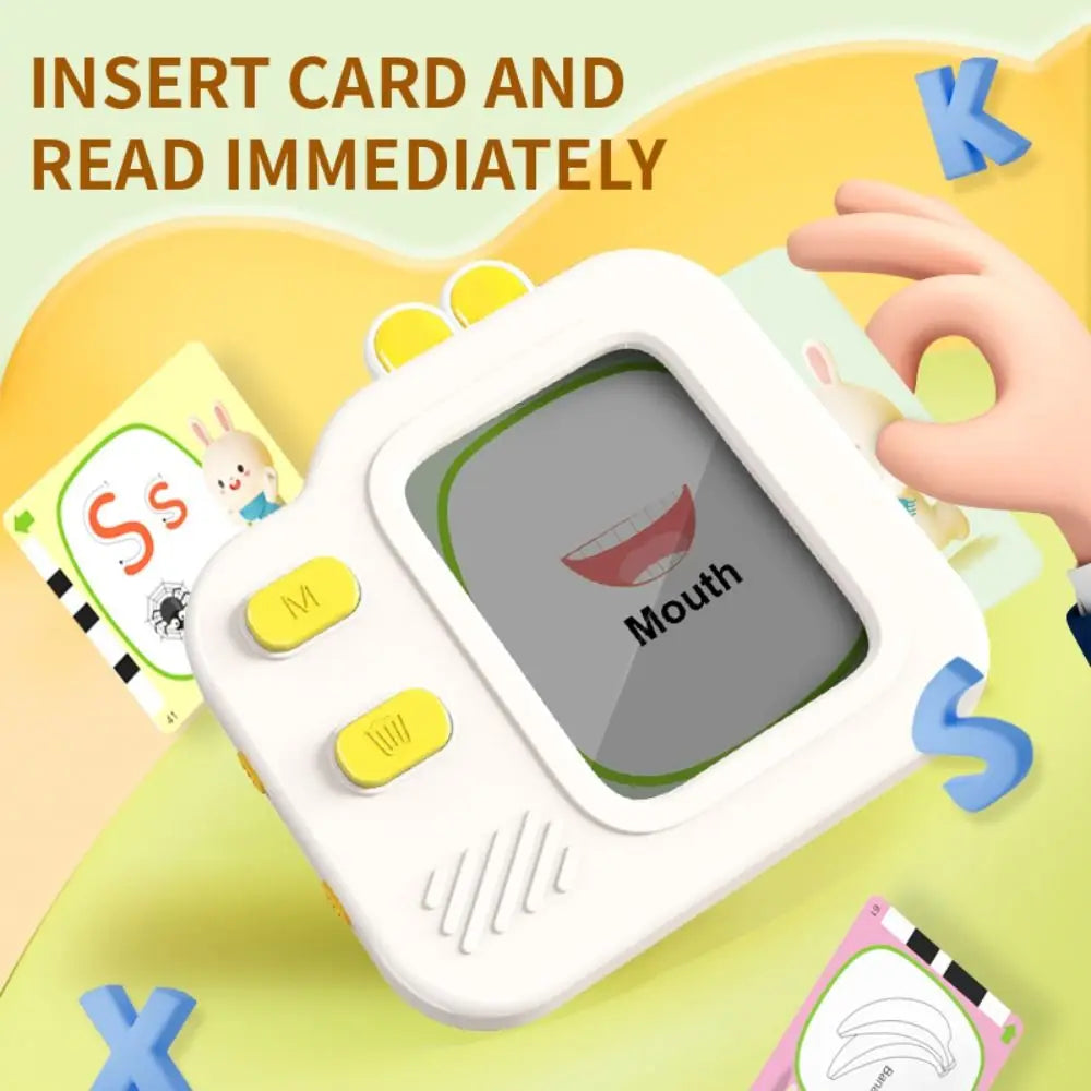 Plastics Early Education Machine Children Painting with Sound Kids Learning Machine English Cognition Interactive