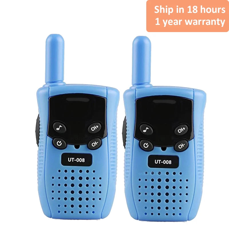 2PCS Mini Walkie Talkie Children Handheld, Long Range, Portable