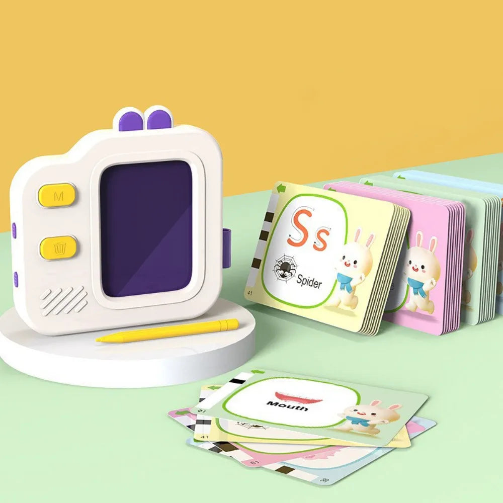 Plastics Early Education Machine Children Painting with Sound Kids Learning Machine English Cognition Interactive