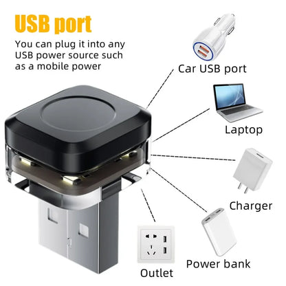 Mini USB Interior car Lights, Atmosphere Lamp LED Neon .