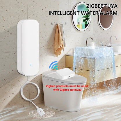 Water Leak Detector  Flood Sensor Smart Life APP Remote Monitoring Flood Alert Security