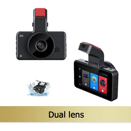 Dash Cam HD 1080P Car Charge WIFI Mobile Connect Front Rear Dual-Camera