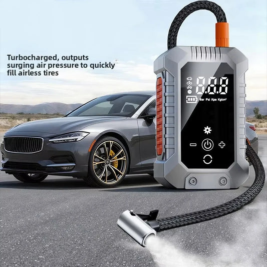 Car Mounted Inflation pump. Tire Pressure Measuring