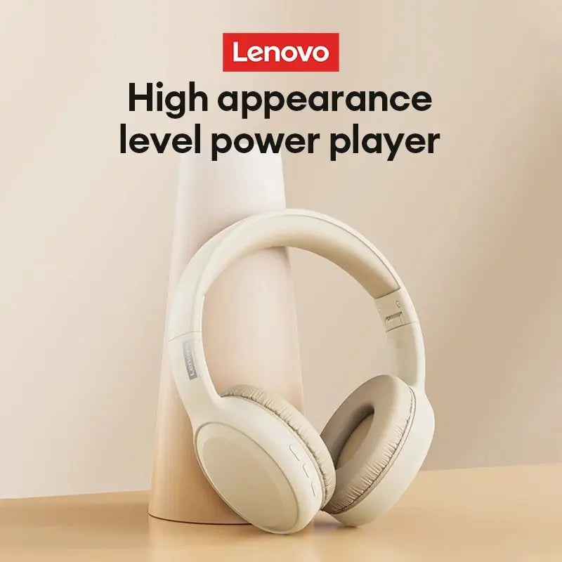 Choice Lenovo TH30 Wireless Bluetooth HiFi Stereo Headphones Sport With Mic Music Headsets Foldable Low Latency Gaming Earphones
