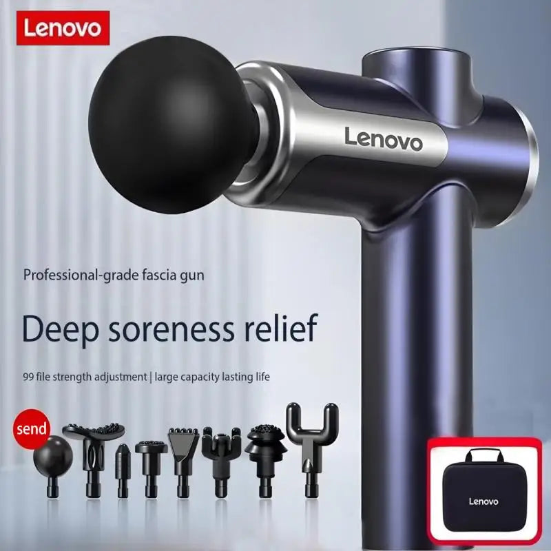 Lenovo Brand Muscle Massager 6-8Massage Head Long Lasting Battery Life LED Touch