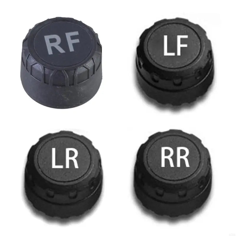 87HE Portable Wireless Car Tire Pressure Sensors TPMS Solar Panel Power Monitoring