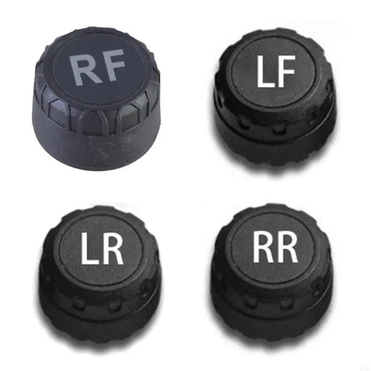 87HE Portable Wireless Car Tire Pressure Sensors TPMS Solar Panel Power Monitoring