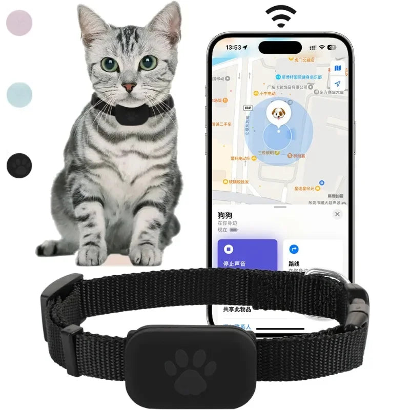 Apple Pet Bluetooth GPS Tracker Dog/cat Collar