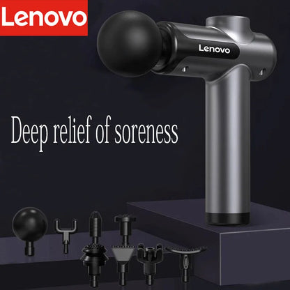 Lenovo Brand Muscle Massager 6-8Massage Head Long Lasting Battery Life LED Touch