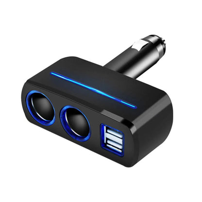 Universal Car Cigarette Lighter Socket Adapter Dual Double Accessories 12V Charger Dual Charger USB Car USB Splitter Plug O1V0