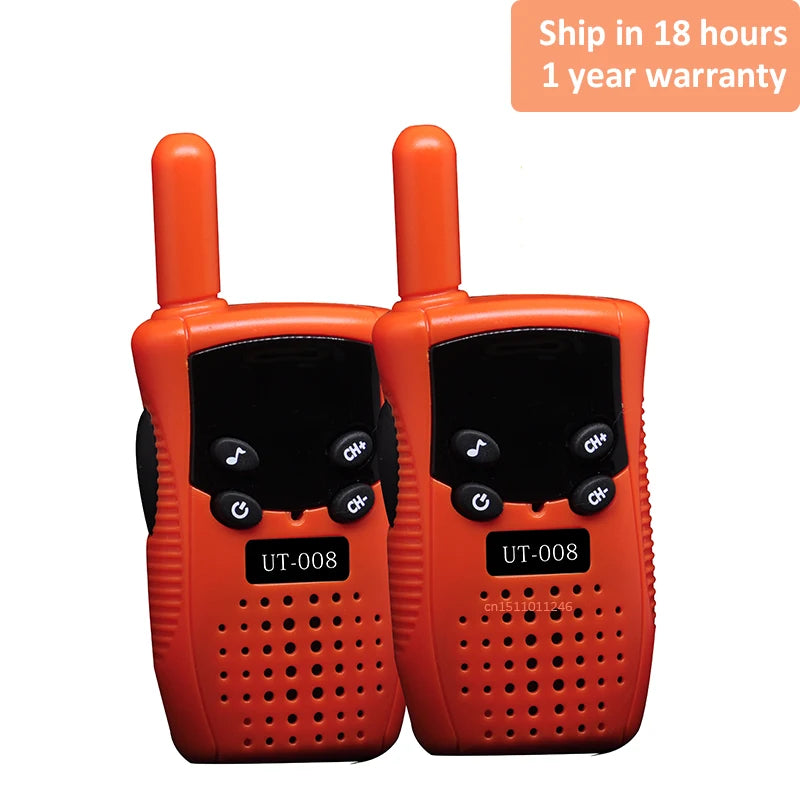 2PCS Mini Walkie Talkie Children Handheld, Long Range, Portable