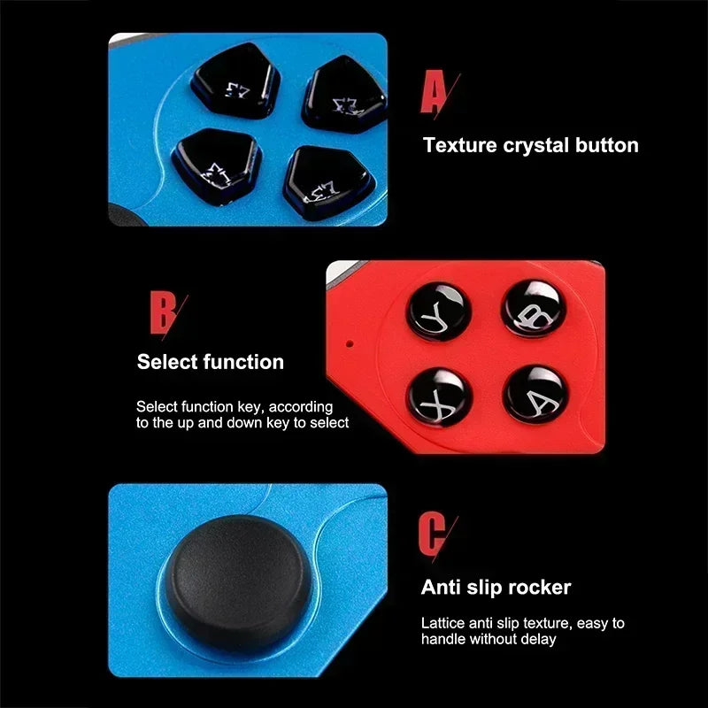 X7 Handheld Game Console 4.3 Inch HD Screen 8G Built-in 10000 Classic Games Mini Video Gaming Device