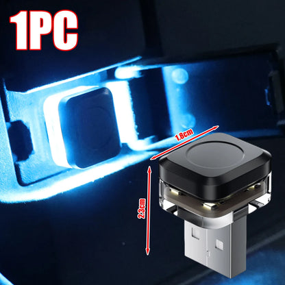 Mini USB Interior car Lights, Atmosphere Lamp LED Neon .
