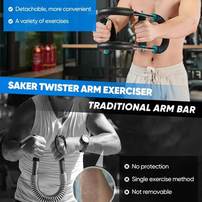 Strengths trainer Adjustable U Shape Chest Arm Exerciser /Multifunctional Wrist Power Trainer