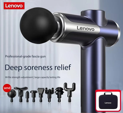 Lenovo Brand Muscle Massager 6-8Massage Head Long Lasting Battery Life LED Touch