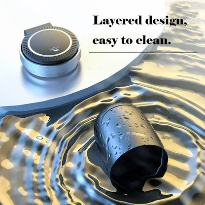 LED Car Ashtray Flame Retardant Aluminum Alloy, Smokeless Cigarette Holder