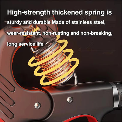 5-100KG Adjustable Hand Gripper, Wrist & Forearm Strengthener with Grip Dynamometer, Finger Grip Trainer for Muscle Recovery