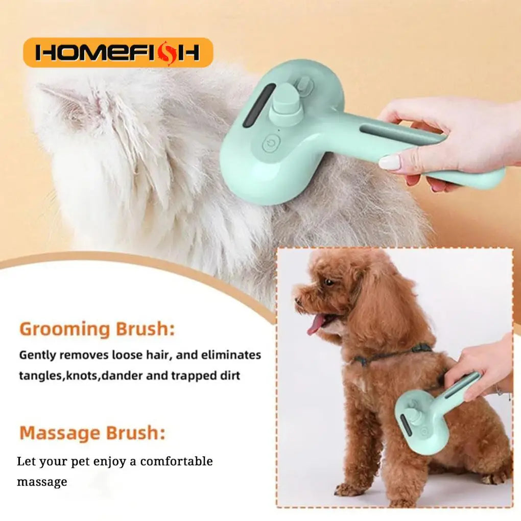 Luxury Steam dog Grooming Brush