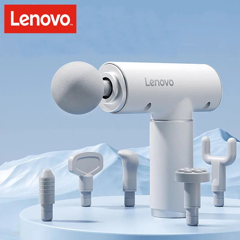 Lenovo Brand Muscle Massager 6-8Massage Head Long Lasting Battery Life LED Touch