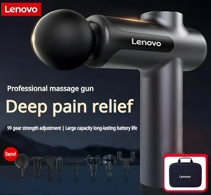Lenovo Brand Muscle Massager 6-8Massage Head Long Lasting Battery Life LED Touch