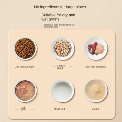 Smart Pet Feeder with Timer Automatic Food Dispenser for Cats Dogs Dual dish Separation. Puppy/Kitten Feeding